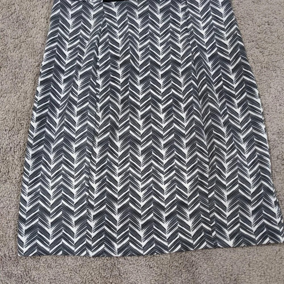 Metaphor dress Sleeveless black and white chevron size Medium - Picture 4 of 10